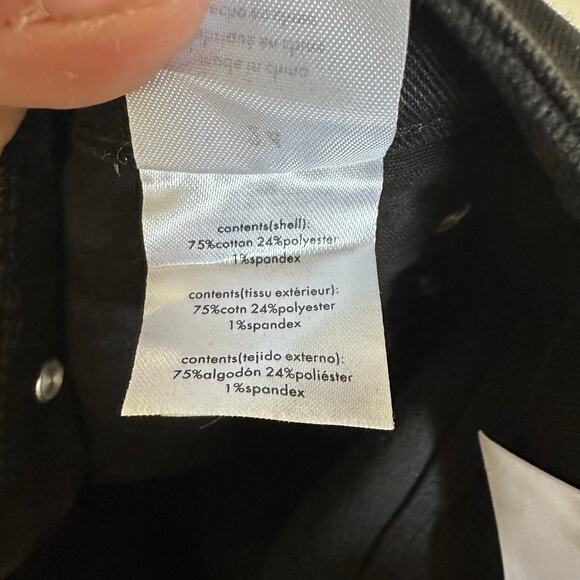 New womans wewotewhat black high rise skinny zip hem jeans size 24 - Picture 9 of 9